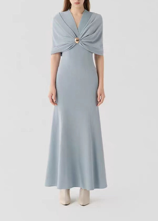Jaakkima Shawl Twist Maxi Dress