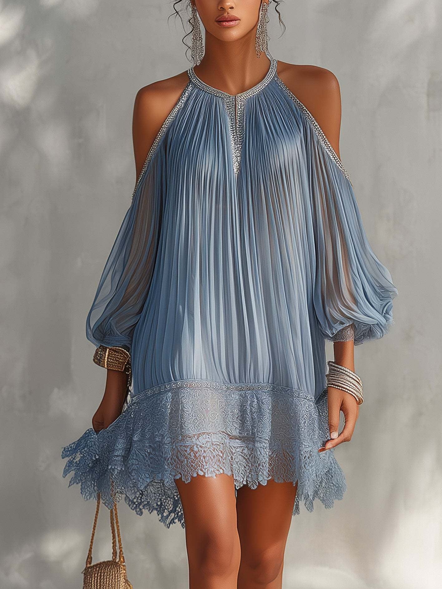 Kaleialoha Ruch Lace Mini Dress