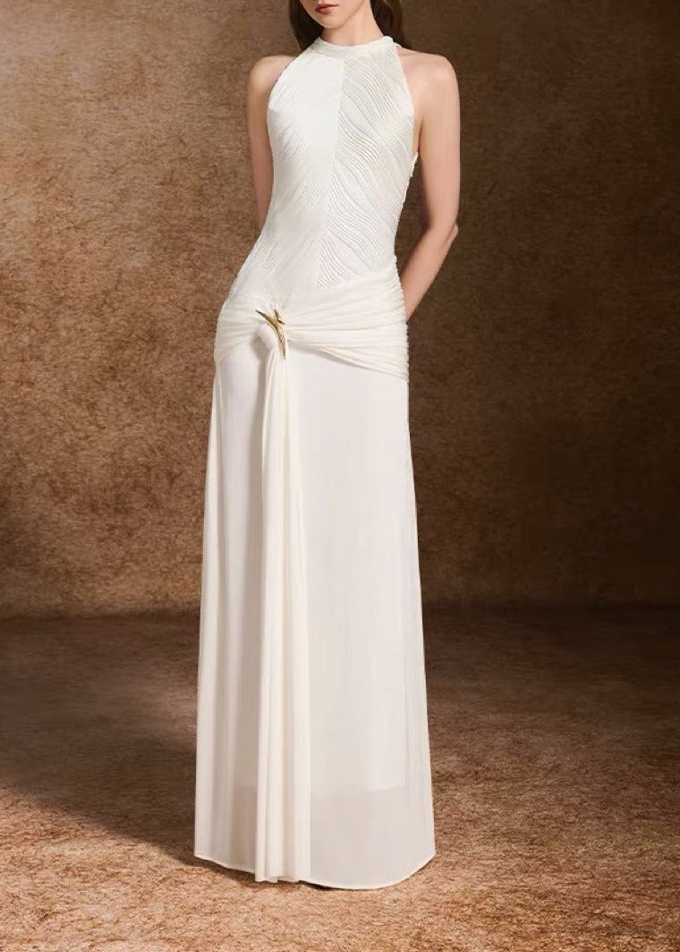 Emyr Tank Top Ruch Maxi Dress