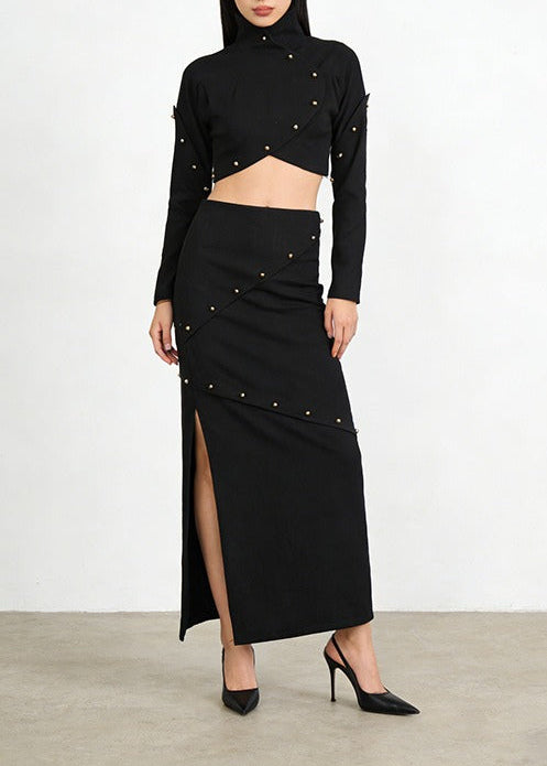 Erastos Deconstruct Crop Skirt Set