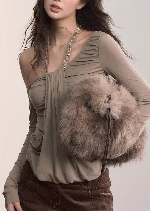 Femke One Shoulder Asymmetric Top