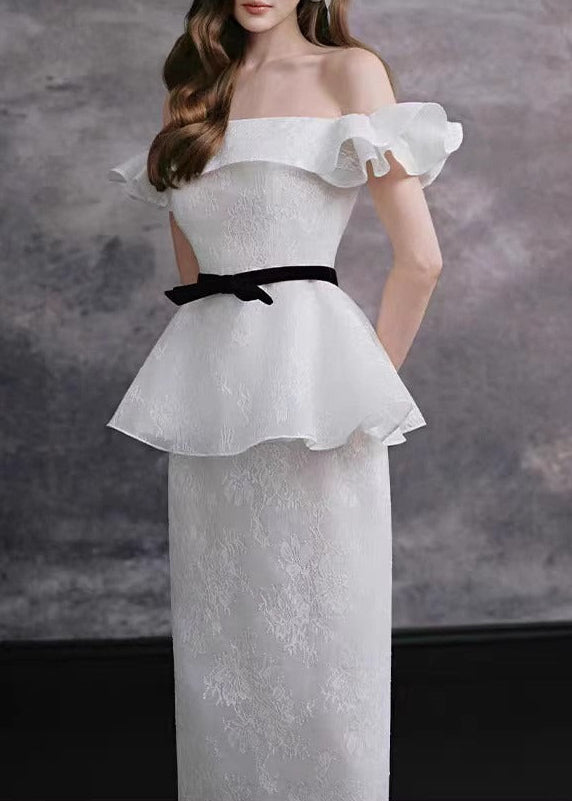 Fridolin Ruffle Lace Skirt Set