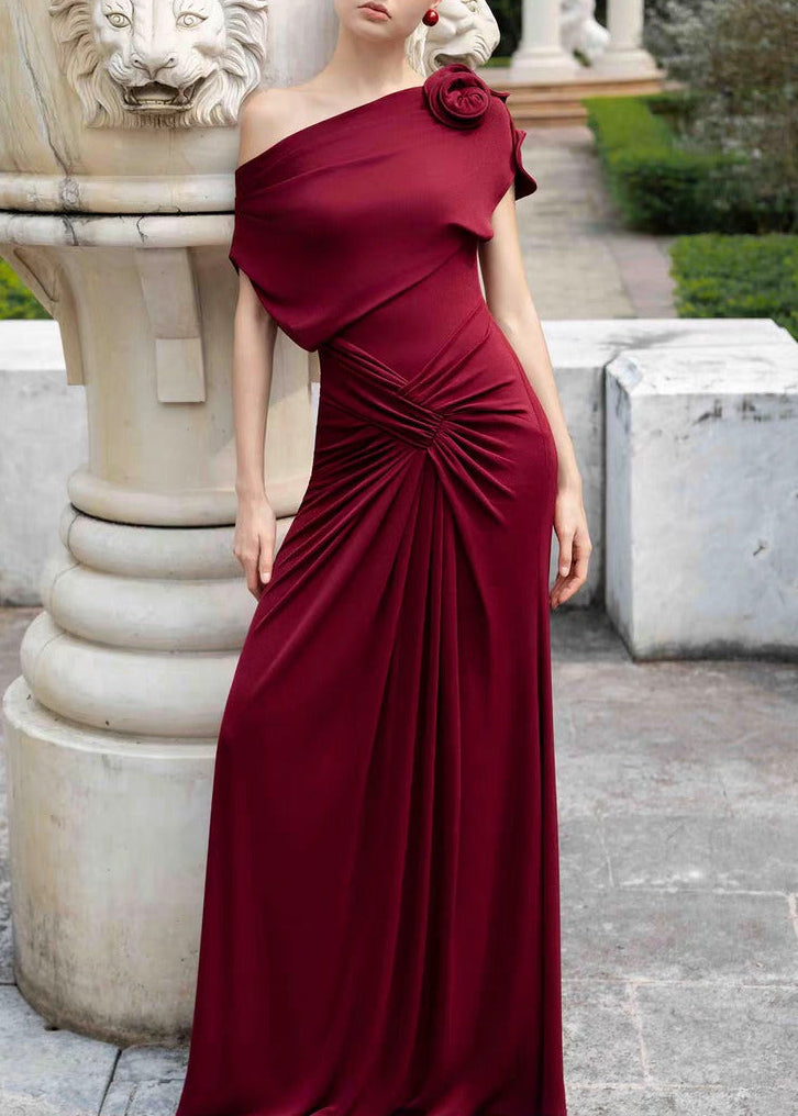Ioane Flower Ruch Maxi Dress