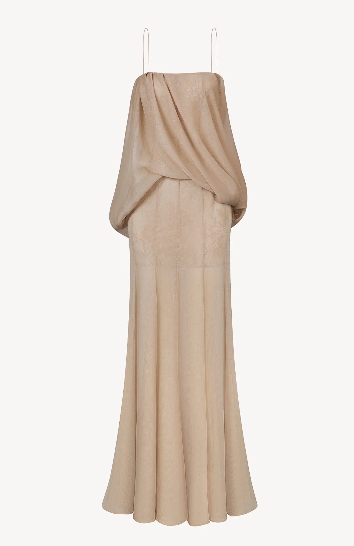 Giraldo Ruch Mesh Mermaid Maxi Dress