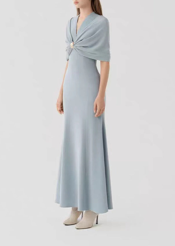 Jaakkima Shawl Twist Maxi Dress