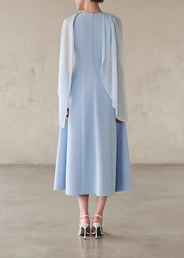 Hamidah Shawl Mesh Midi Dress