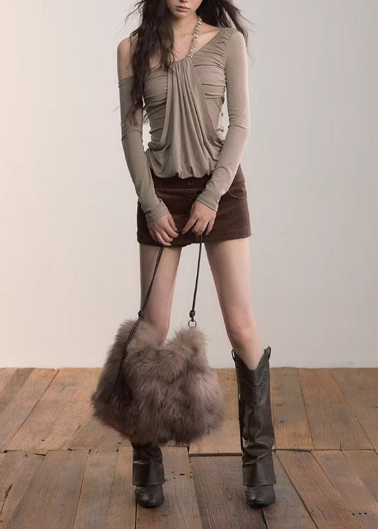 Femke One Shoulder Asymmetric Top