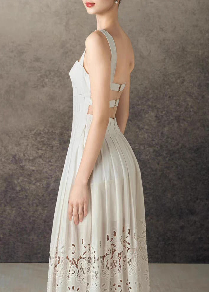 Kakalina Backless Floral Maxi Dress
