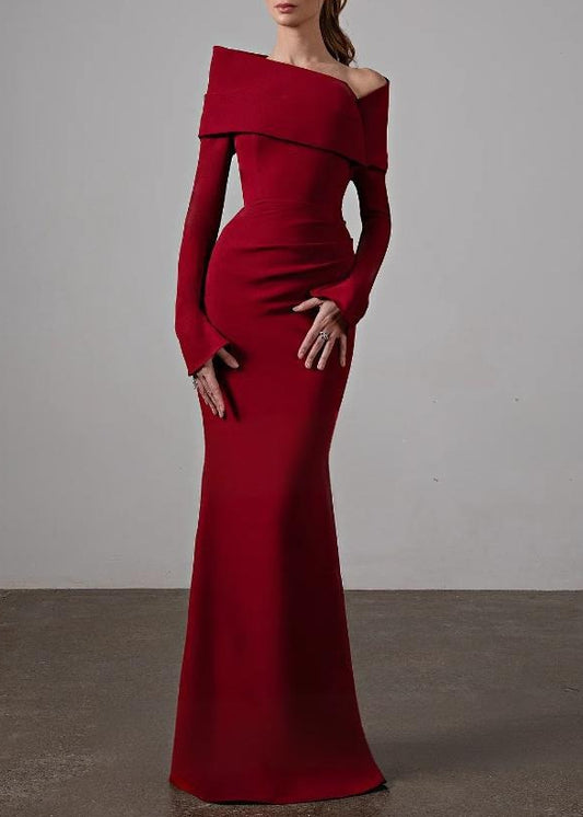 Herleva Off Shoulder Mermaid Maxi Dress