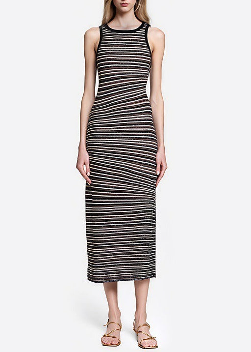 Inese Sleeveless Stripe Maxi Dress
