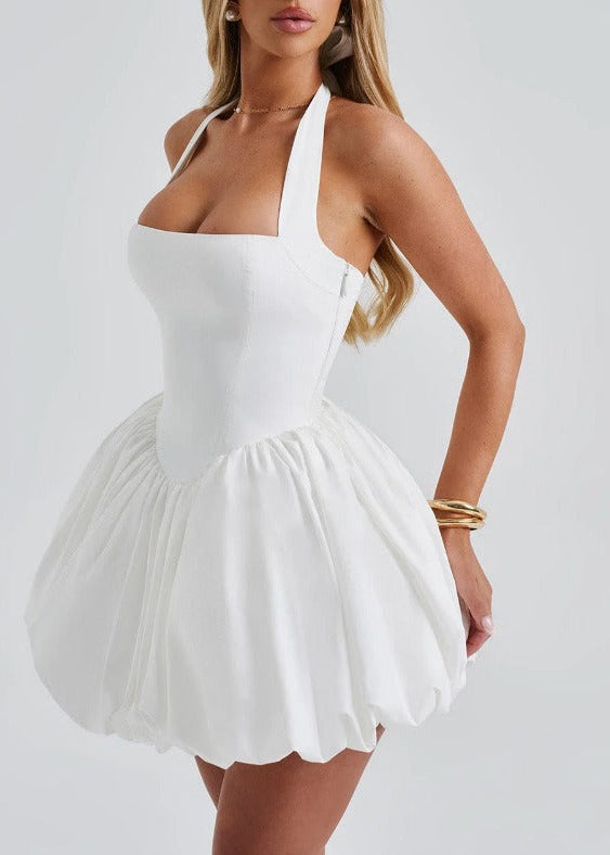Finbarr Glitter Bubble Mini Dress