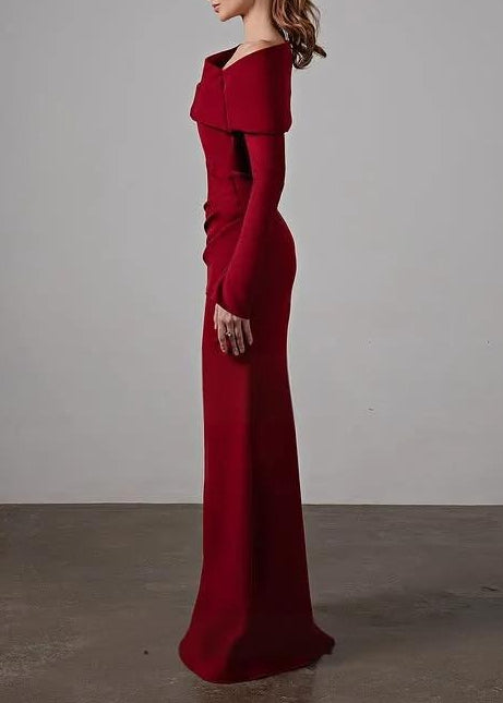 Herleva Off Shoulder Mermaid Maxi Dress