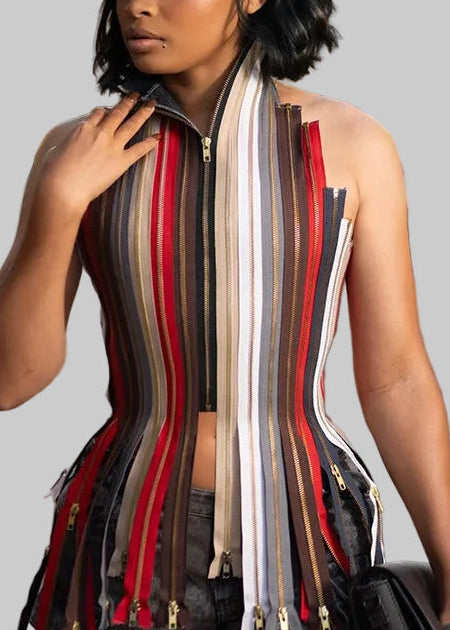 Epifania Deconstruct Zipper Top