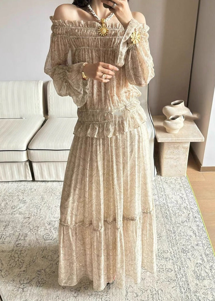 Estee Drawstring Floral Maxi Dress