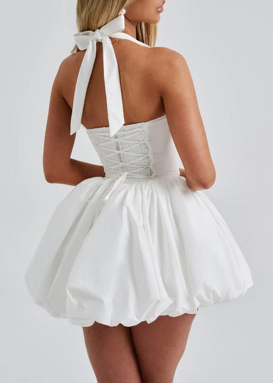 Finbarr Glitter Bubble Mini Dress