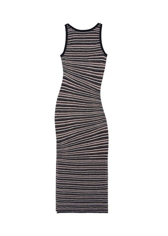 Inese Sleeveless Stripe Maxi Dress
