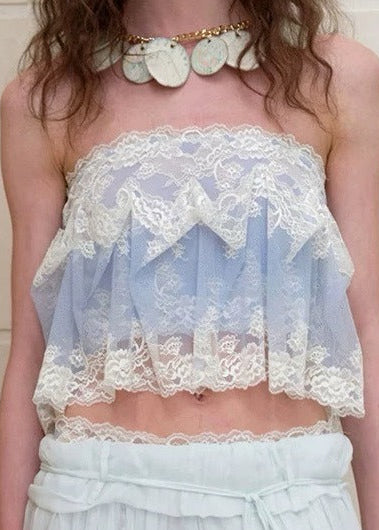 Giovana Ruch Lace Top