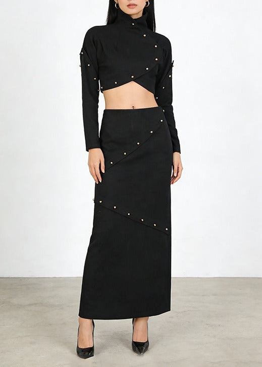 Erastos Deconstruct Crop Skirt Set