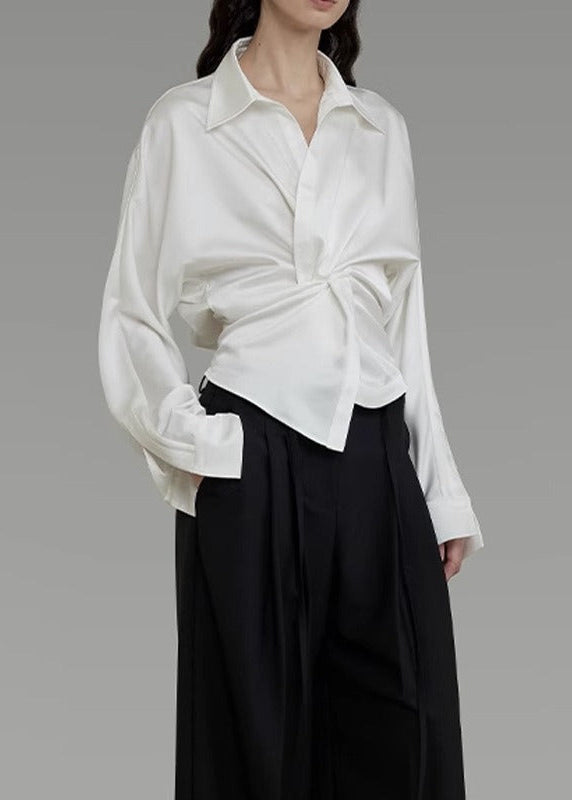 Felinus Twist Satin Shirt