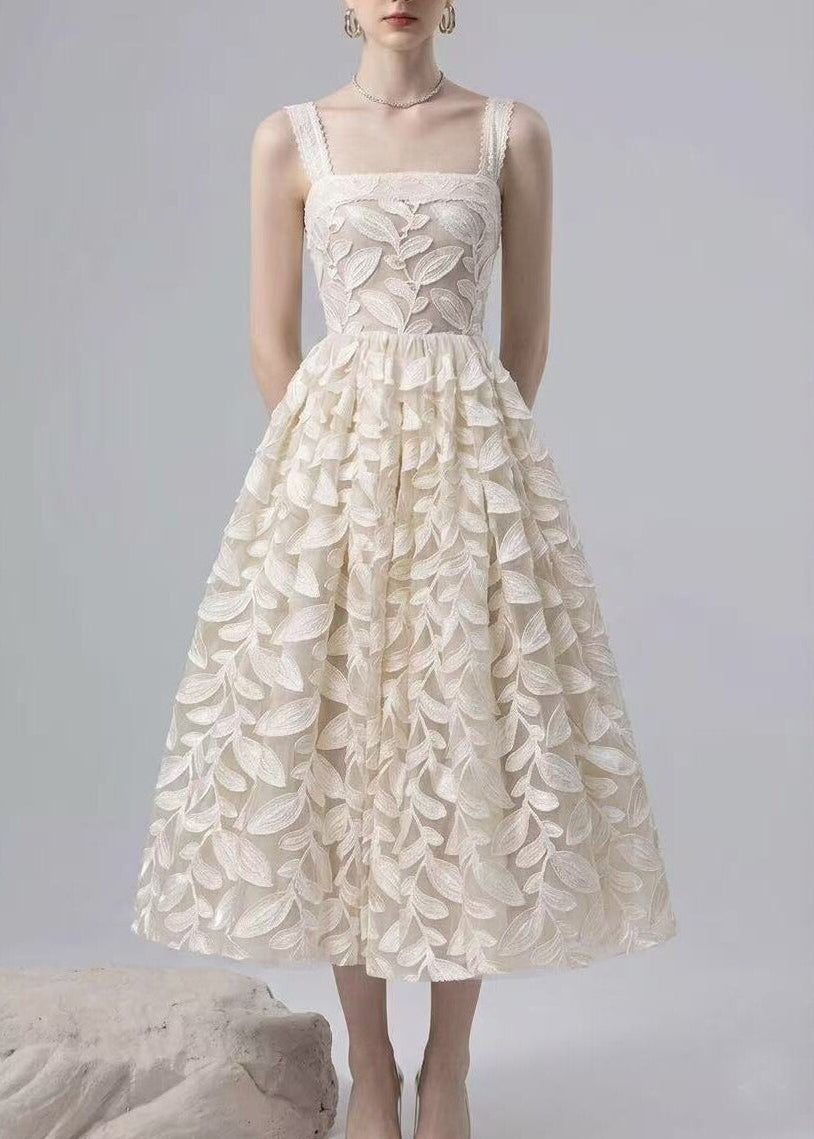 Fumihito Embroidered Mesh Maxi Dress