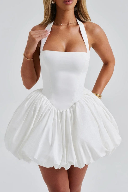 Finbarr Glitter Bubble Mini Dress