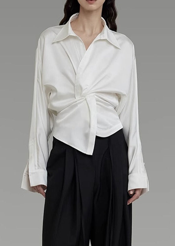 Felinus Twist Satin Shirt