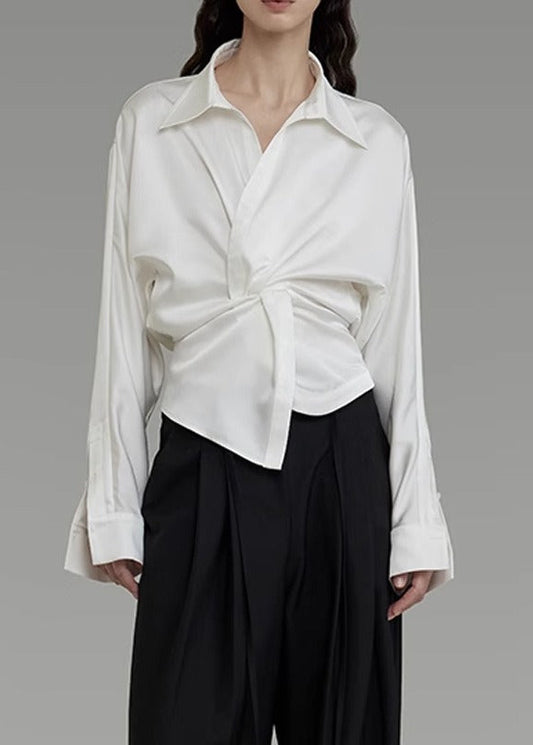 Felinus Twist Satin Shirt