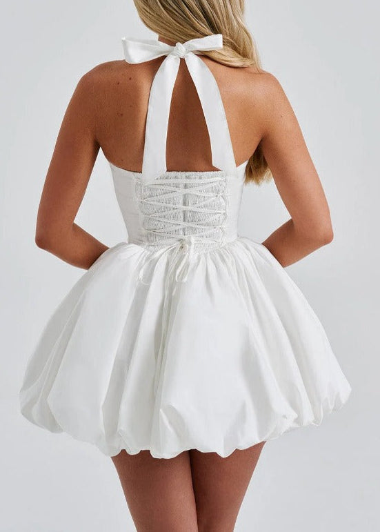 Finbarr Glitter Bubble Mini Dress