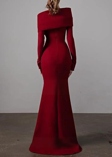 Herleva Off Shoulder Mermaid Maxi Dress