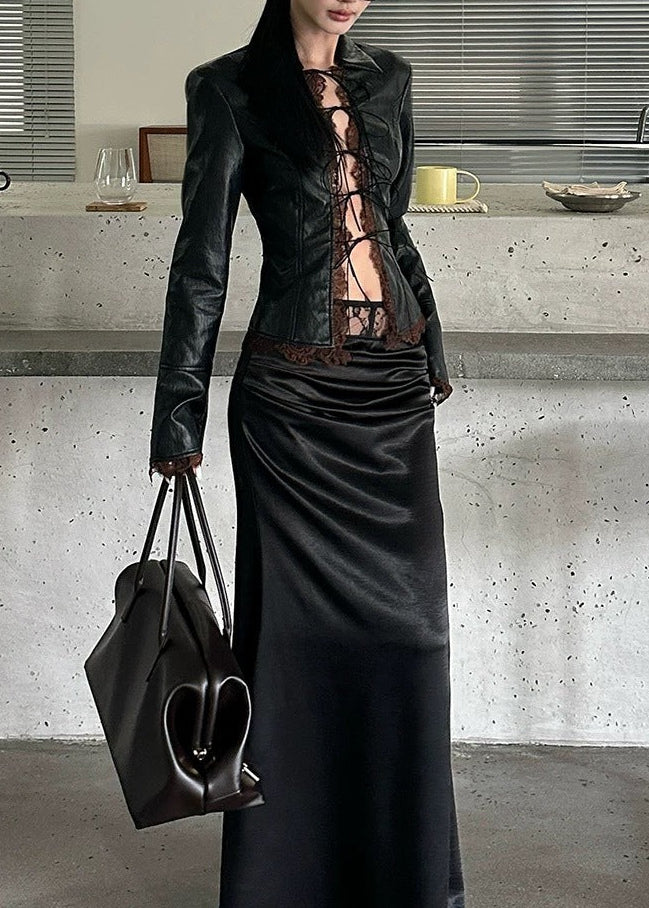 Erdem Lace Leather Top