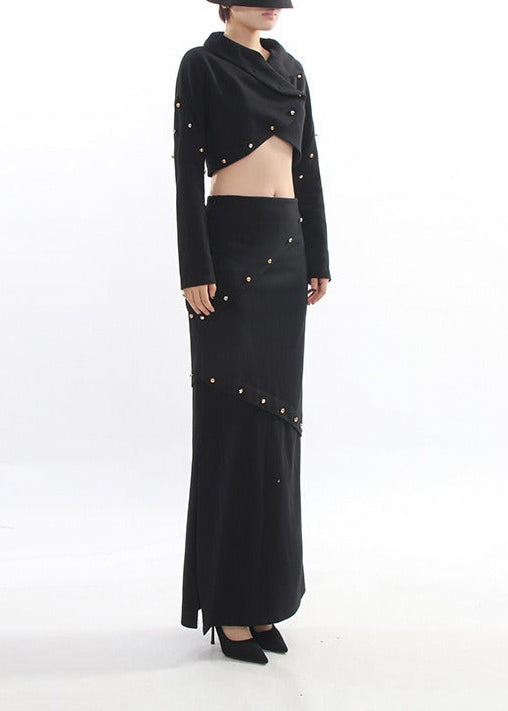 Erastos Deconstruct Crop Skirt Set
