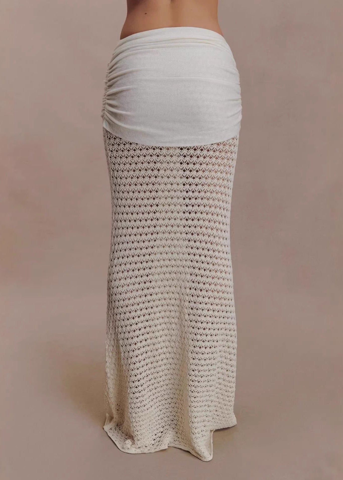 Henar Crop Cutout Skirt Set