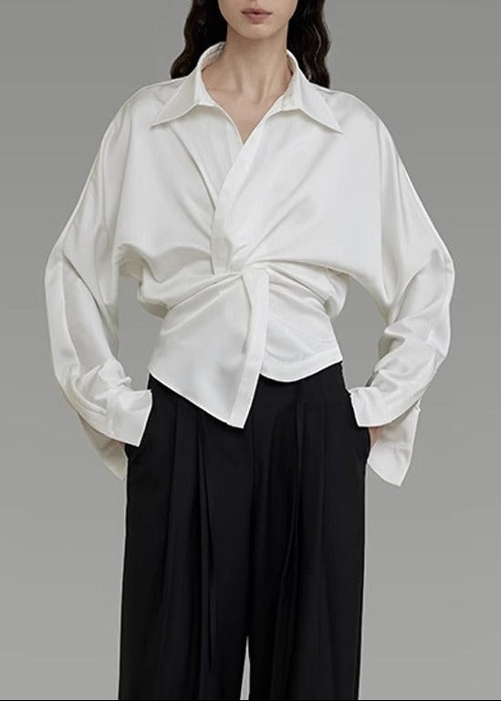 Felinus Twist Satin Shirt