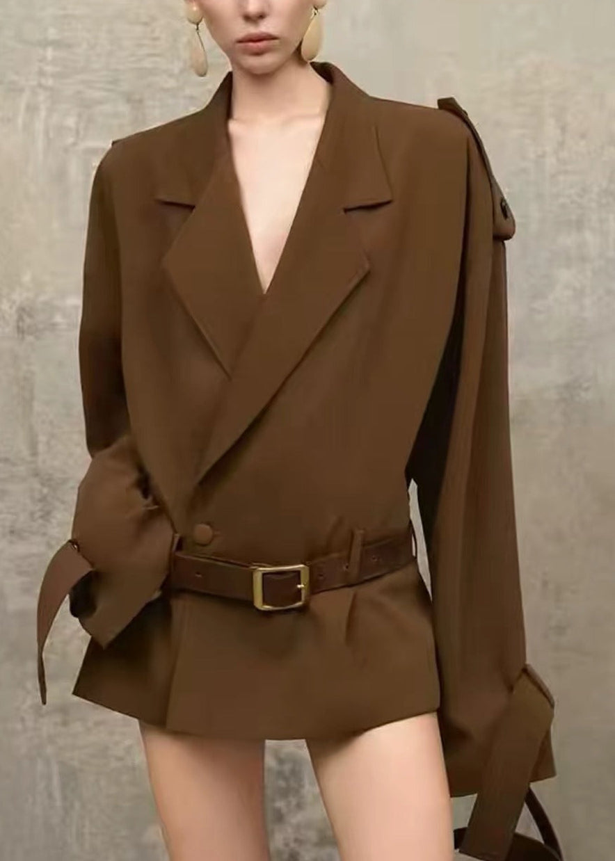 Khuno Belt Trench Coat