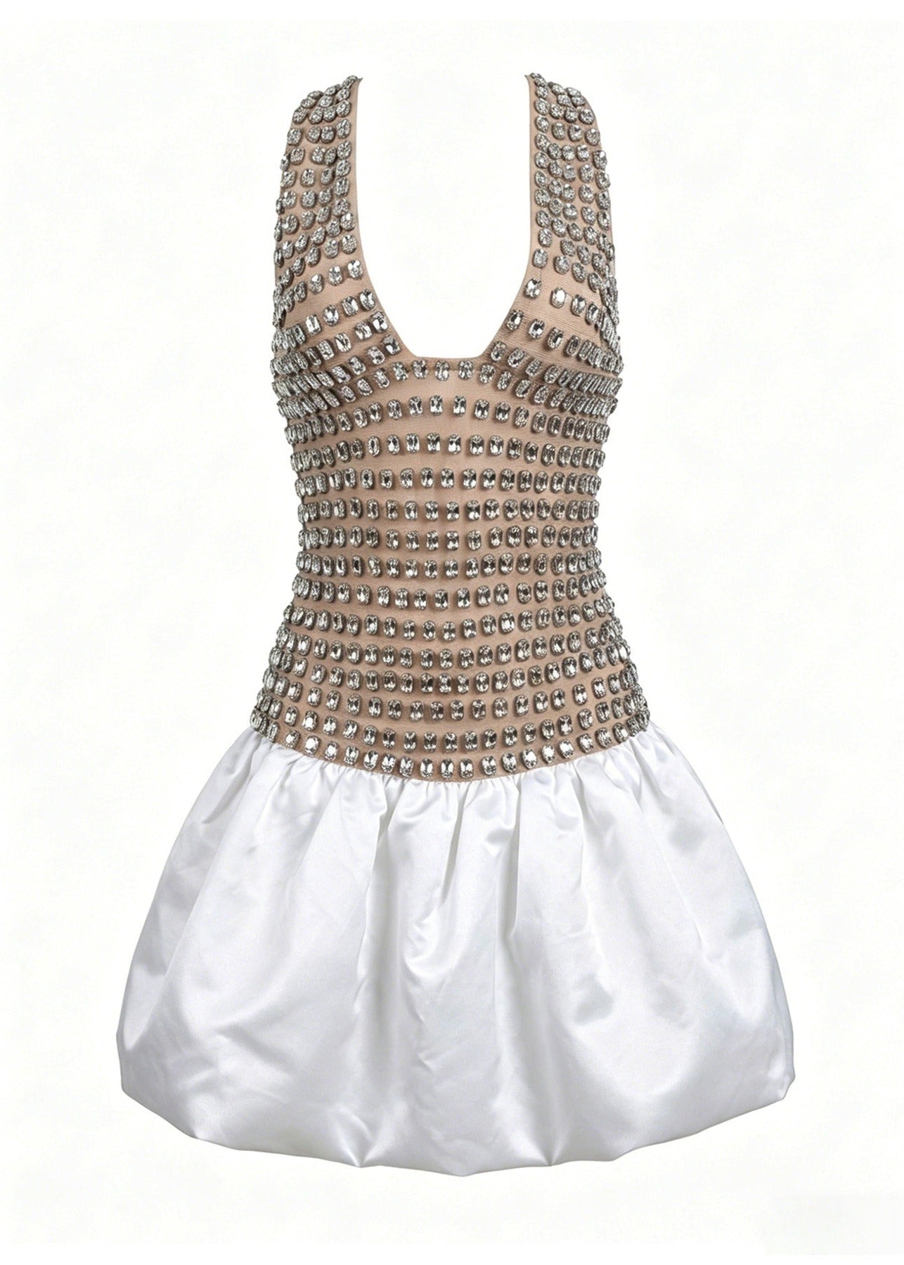 Fyfe Crystal Bubble Mini Dress