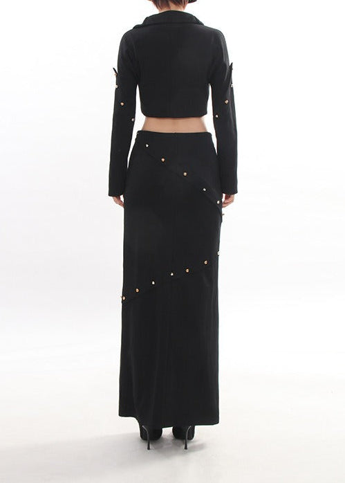 Erastos Deconstruct Crop Skirt Set