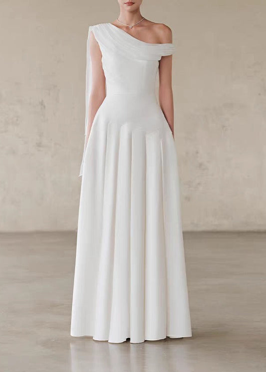 Iraia One Shoulder Fringe Maxi Dress