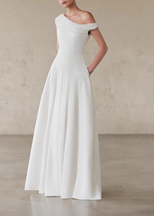 Iraia One Shoulder Fringe Maxi Dress