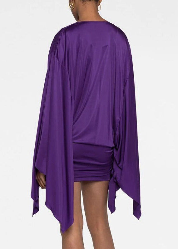 Ilkka Cowl Neck Mini Dress