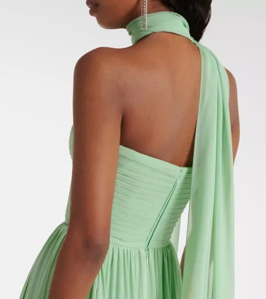 Ingvildr Strapless Ruch Scarf Maxi Dress