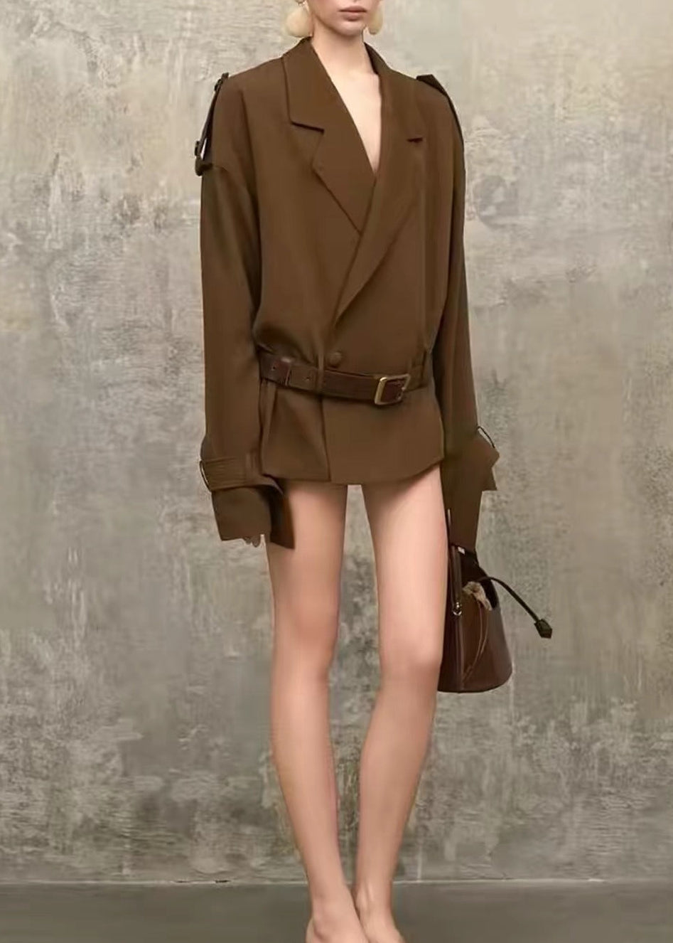 Khuno Belt Trench Coat
