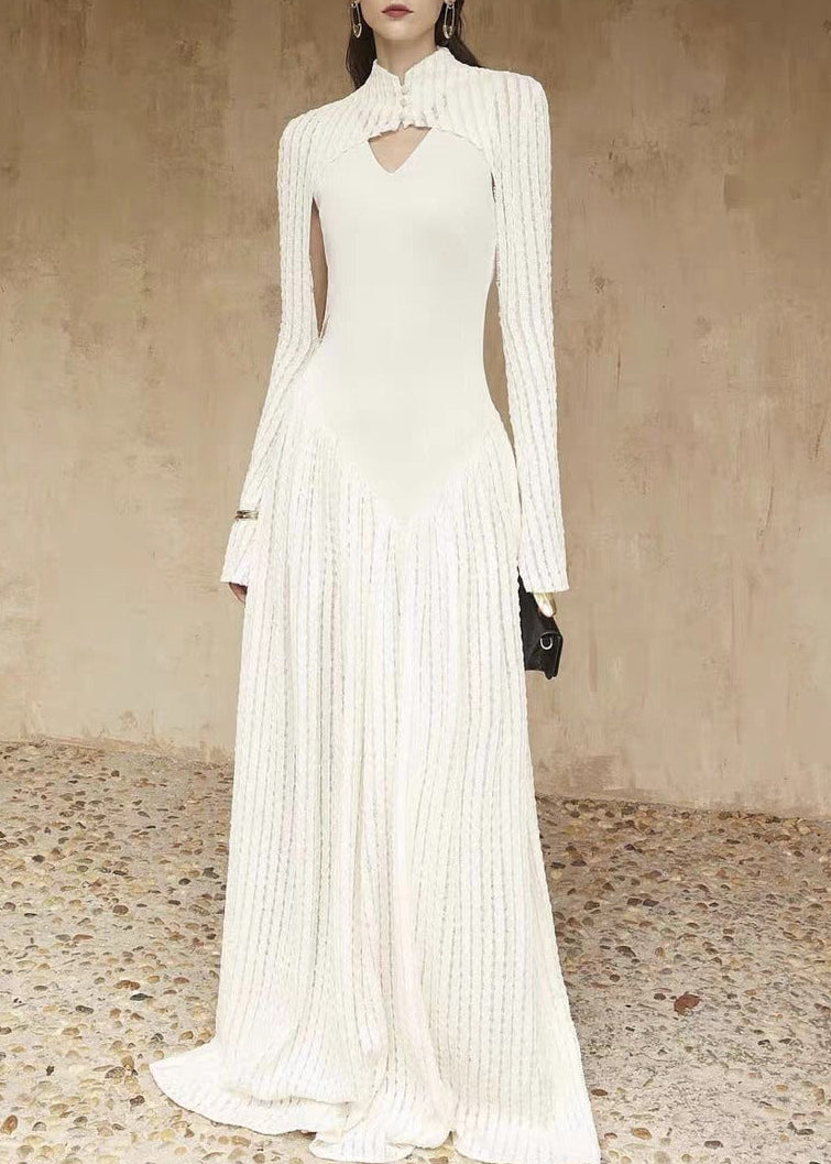 Jaroslava Two Piece Ruffle Maxi Dress