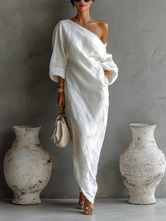 Invidia One Shoulder Maxi Dress