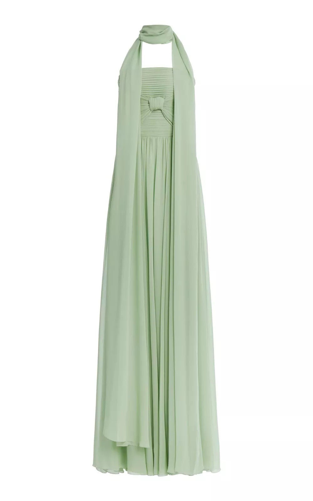 Ingvildr Strapless Ruch Scarf Maxi Dress