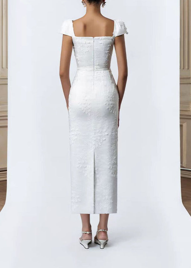 Kayanna Embroidered Flower Maxi Dress