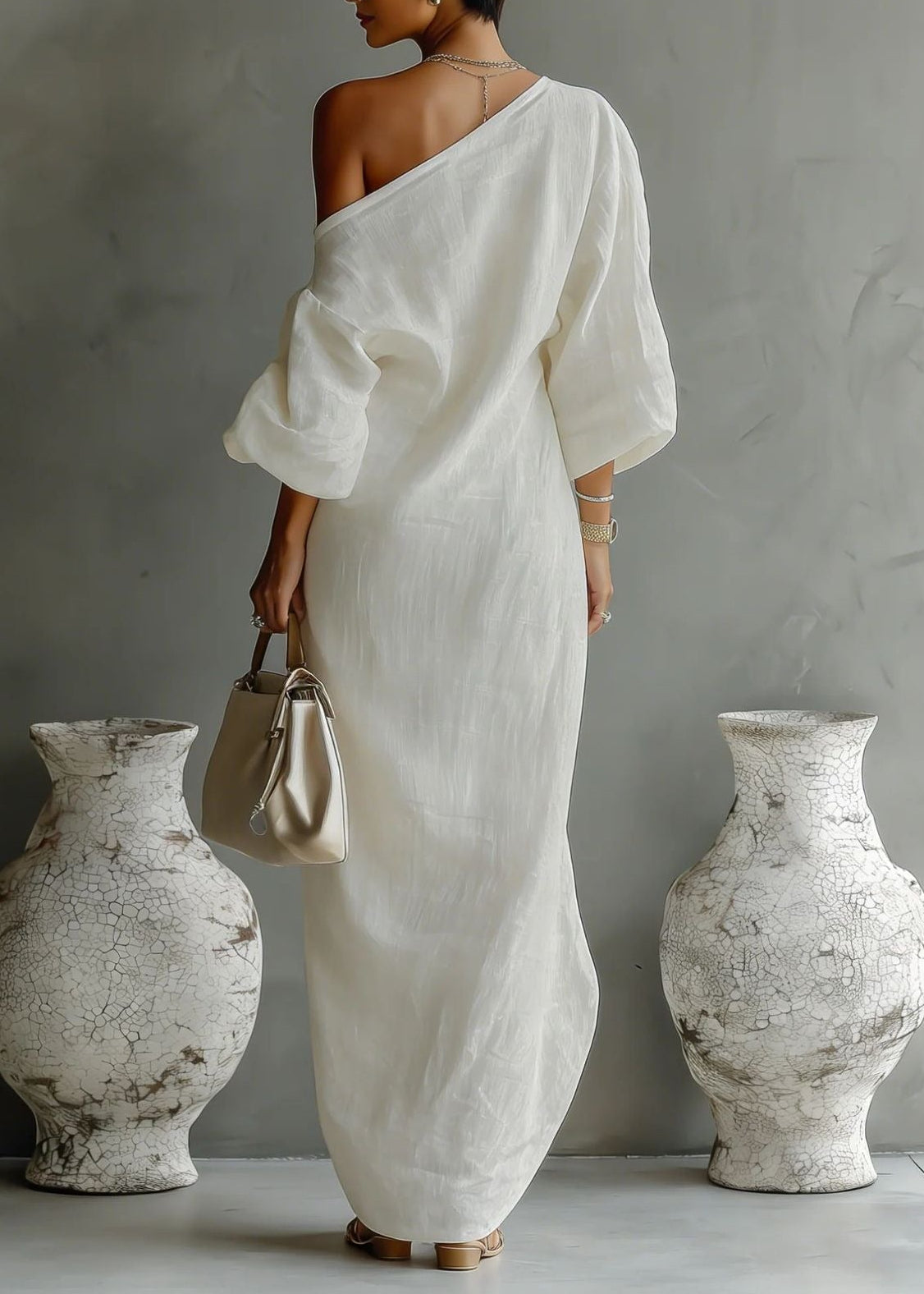 Invidia One Shoulder Maxi Dress