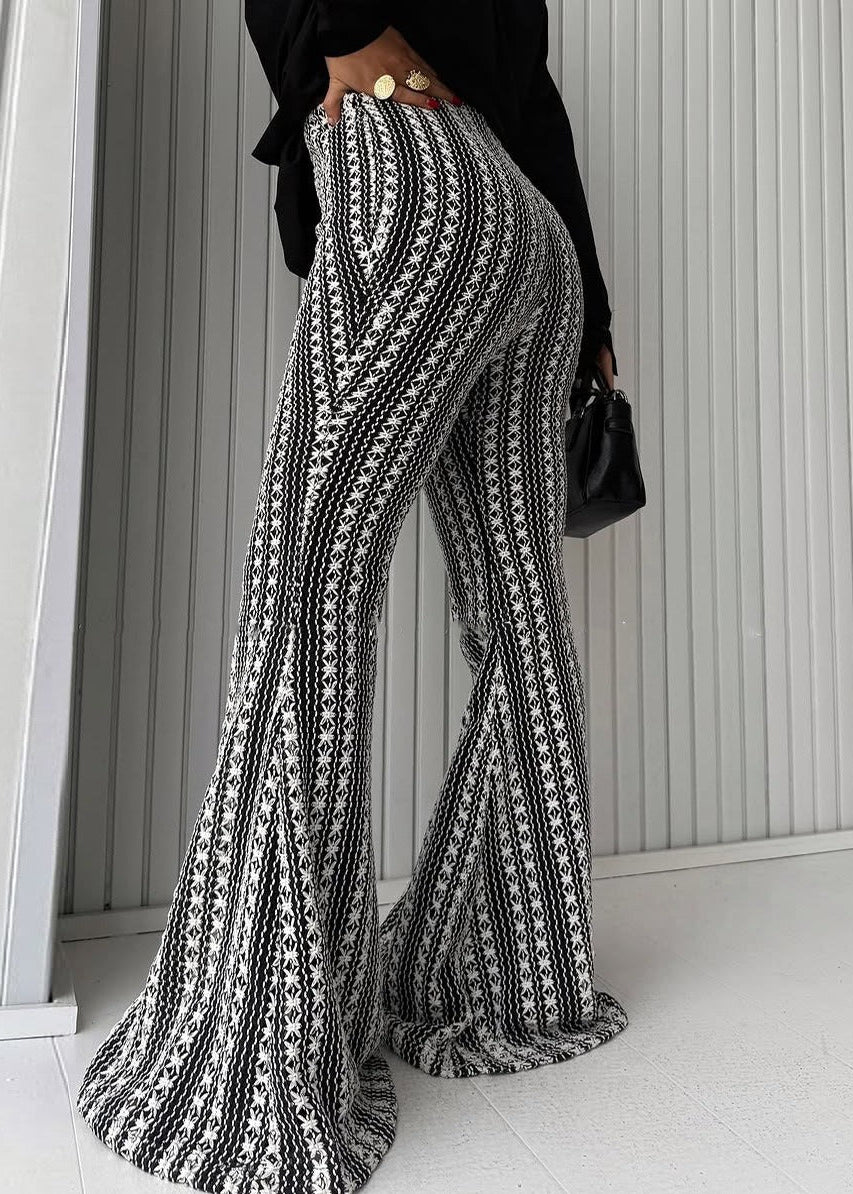 Jaska Stripe Bootcut Pants