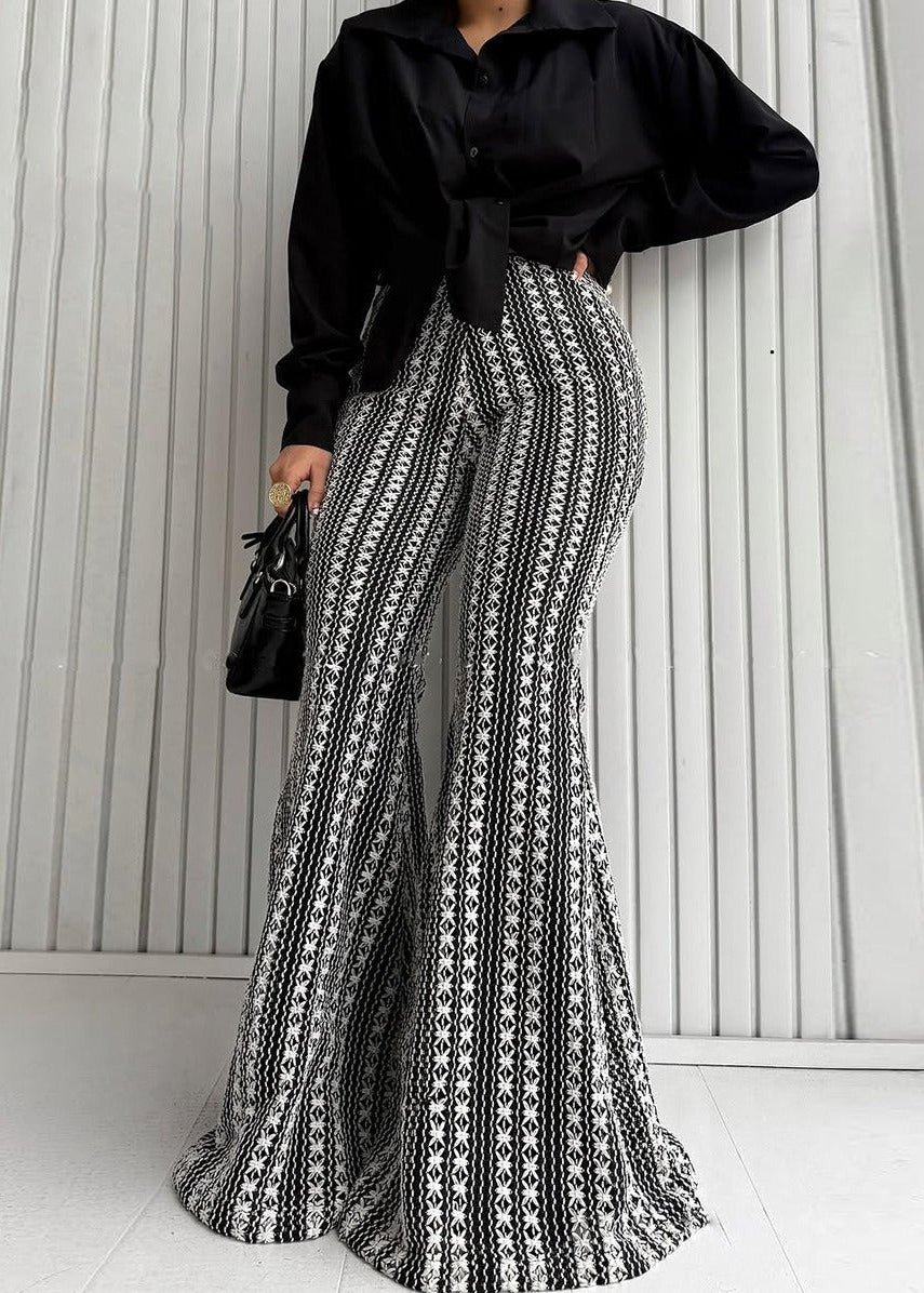Jaska Stripe Bootcut Pants