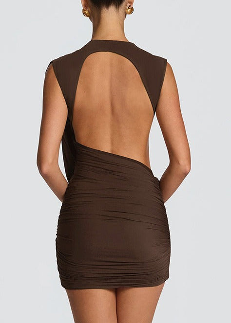 Jaanus Ruch Backless Mini Dress