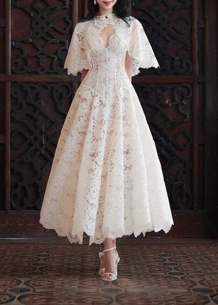 Kaylee Corset Lace Shawl Maxi Dress